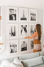 How To Easily Create A Floor To Ceiling Gallery Wall With Framebridge Gallery Wall Gallery Wall White Frames Gallery Wall Frames