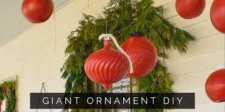 Maybe you would like to learn more about one of these? Christmas Porch Decorations Oversized Ornament Diy From Trash T Moore Home Interior Design Studio