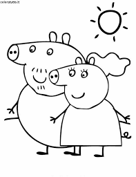 Una raccolta di disegni da colorare tratti del celebre cartone animato peppa pig molto amato e adatto ai bimbi piu piccoli anche per la semplicita del disegno e delle forme. Peppa Pig Disegni Per Bambini Da Colorare