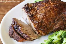 174 calories, 5g fat (2g saturated fat), 57mg cholesterol, 280mg sodium, 8g carbohydrate (6g sugars, 0 fiber), 22g protein. Boneless Pork Roast Easy Oven Recipe Healthy Recipes Blog
