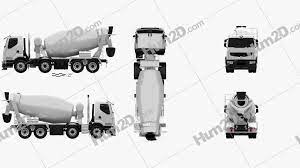 Renault Premium Lander Mixer Truck 2006 Clipart Clip Art Mercedes Benz Volvo Trucks