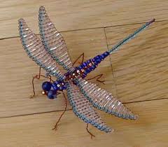 Pin By Red Star On Jewelry And Beading Ideas Beaded Dragonfly Beaded Crafts Beaded Animals