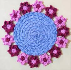 This Is Where I Share Free Step By Step Photo Tutorials Of Handmade Crafts Which Includes Crochet Pa In 2020 Crochet Table Mat Crochet Patterns Crochet Flower Patterns