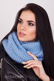Caskona MELANIE LUX SNUD голубой CS 112107. Шарфы, снуды и баффы оптом