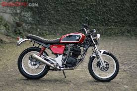 Modif japstyle verza modifikasi motor japstyle terbaru via kreasiotomania.blogspot.com. Honda Tiger Revo Berubah Jadi Tracker Klasik Kiblatnya Honda Cb223s Gridoto Com