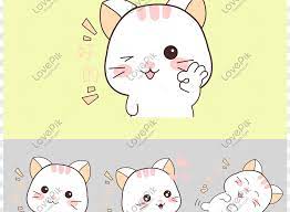 Gambar kucing kartun lucu dan imut. Terkeren 30 Gambar Wallpaper Kartun Comel Kartun Hand Painted Comel Cat Emoticon Pakej Mockup Show Download Kartun Gambar Animasi Kartun Wallpaper Kartun