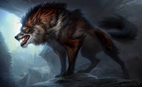Alpha Male Blood Moon Wolf Wallpaper
