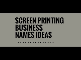 369 Best Screen Printing Business Names Ideas Ever Screen Printing Business Printing Business Business Names