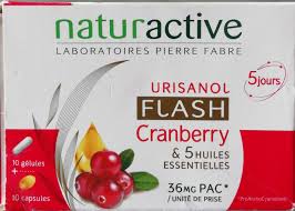 Different formats and sizes are proposed: Urisanol Flash Naturactive 10 Gelules 10 Capsules