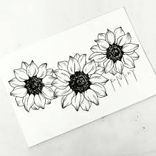 27 Sunflower Sketches Ideas Sunflower Sketches Flower Drawing Sketches Draw a big circle for the center of the sunflower.