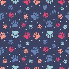 Paw Seamless Pattern Premium Vector Premium Vector Freepik Vector Background Pattern Textur In 2020 Seamless Patterns Scrapbook Materials Black And White Doodle