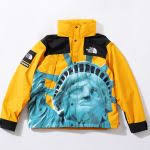 Bright colors and bold logos. The New Supreme X The North Face Collab