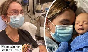 American Idol S Casey Goode Says Her Newborn Son Max Has Tested Positive For Coronavirus Daily Mail Online