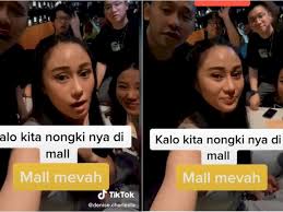 Viral denise chariesta dihujat gara gara gak bisa ngomong r dan pamer nongki di mall mewah mevvah подробнее. Viral Orang Kaya Nongkrong Di Mal Mewah Dan Pamer Iphone Kamera 3 Ejek Orang Miskin Indozone Id