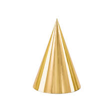 Feestmuts Goud 6 Stuks Feestdeco