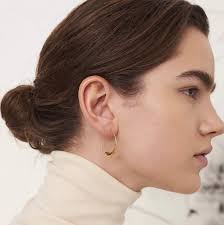 Ørering Flora Large, Forgyldt sterlingsølv fra Studio Loma