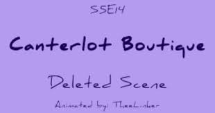 Equestria Daily - MLP Stuff!: Comic: Canterlot Boutique - Deleted Scene /  That was Fast / Spreading Happiness 9 / A Dream 5 / Past Sins 7