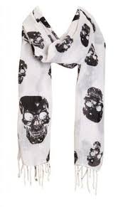 Black And White Scarf Png Black White Skull Printed Scarf Amtal Http Www Amazon Com Dp B00fuqbgd4 Ref Cm Sw R Pi Dp Scarf Casual Abstract Geometric Pattern Studio Background Images