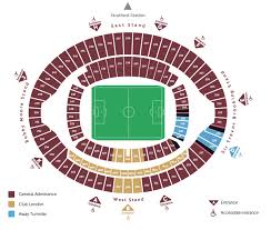 Seating Plan West Ham United
