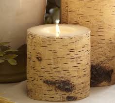 Kahler hammershoi candle holders, set of 3. Knock Off Pottery Barn Birch Candles A Night Owl Blog