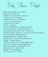 Goood Playlist Even Not For A Baby Shower Baby Shower Songs Baby Shower Playlist Elegant Baby Shower