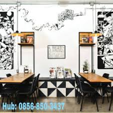 Jam dinding ini hadir dengan ukuran yang pas dengan kebanyakan jam dinding lainnya. 0856 850 3437 Jasa Lukisan Dinding Cafe Igo Mural Home Facebook