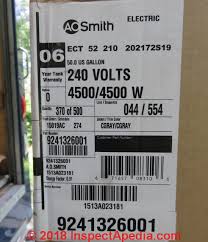 A O Smith Water Heater Age Or Manuals Ao Smith