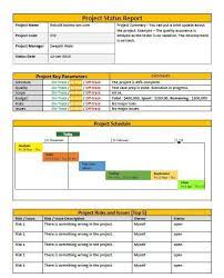 One Page Project Status Report Template A Weekly Status Report Project Status Report Project Management Templates Progress Report Template