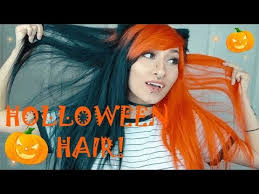 Mix & match this hair accessory with other items to create an avatar that is unique to you! Black And Orange Halloween Hair Orange Hair Scream Kiwi Youtube