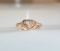 High carriage and lots of 14k gold with art deco antique design. Pyramid Rainbow Lattice Sunstone Communion By Joy Unique Gemstones Rare Gems Sunstone