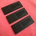 Uniform All Black PVC Rubber Badge,black logo Rubber Patch for Bags