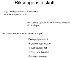Riksdagens kammaren är centrum för den politiska debatten. 6 Riksdag Regering