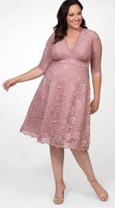 Plus Size Dresses In Soft Shades Of Mauve Rose And Pink In 2020 Plus Size Lace Dress Dusty Pink Dresses Lace Pink Dress