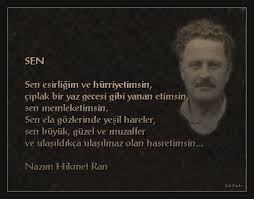 Nazim Hikmet Ran 212546 Uludag Sozluk Galeri Siir Ozlu Sozler Ilham Veren Sozler