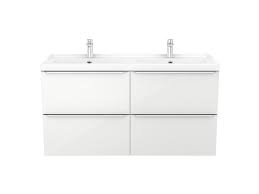 Castorama has a moderate activity level in facebook with more than 7.65k likes. Meuble Sous Vasque A Suspendre Goodhome Imandra Blanc 120 Cm Plan Vasque Nira Castorama