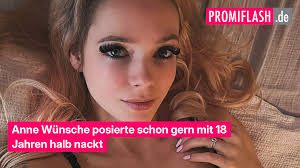 Anne Wünsche posierte mit 18 halb nackt