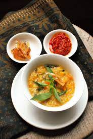 Tinutuan Porridge Tinutuan Or Bubur Manado Or Manadonese Porridge Is A Rice Porridge Mixed With Various Vegetables Such As Spinach Kangkung Corn Pu Kangkung