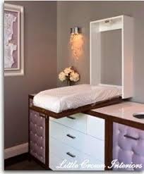 A Flip Down Changing Table Because It S Stupid To Change Your Baby Sideways This Is Great Wonder If You Could Ins With Images Baby Changing Tables Baby Changing Room