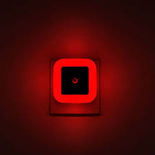 Pack Of 4 Red Night Light Plug In Led Wall Lamp With Dusk To Dawn Sensor In 2020 Red Night Light Led Wall Lamp Night Light