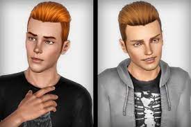 Nightcrawler Male Hair 03 Retexture By Forever And Always Sims 3 Downloads Cc Caboodle Sims Hair Slicked Back Hair Slick Hairstyles