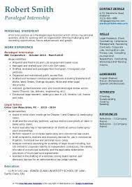 You should include an internship on your resume when the internship is relevant to the job you are applying for. Legal Intern Resume Samples Qwikresume