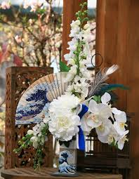 This is a wedding bouquet made from fabric flowers and was used in one wedding, (never tossed). Japanese Flower Bouquets Novocom Top