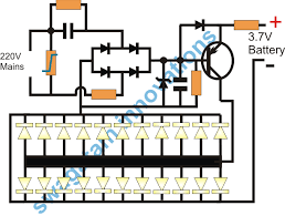 The Article Describes A Very Simple Homemade Emergency Light Circuit That Can Be Used During Power Fai Emergency Lighting Led Emergency Lights Circuit Projects