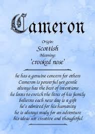 Meaning Of The Name Cameron Names With Meaning Meant To Be Cameron Name