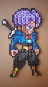 Trunks Dragon Ball Perler Beads Perler Bead Art Perler Bead Templates Bead Sprite