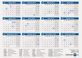 Calendario 2014 Para Imprimir Descargar Plantilla Calendario 2014 Calendario Anual 2014 Con Feriados