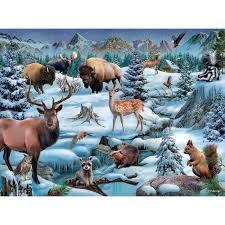 They feature fun puzzles of all types that'll keep you entertained. Puzzle Meadowland Winter Sunsout 56123 1000 Pieces Jigsaw Puzzles Forest Animals Jigsaw Puzzle