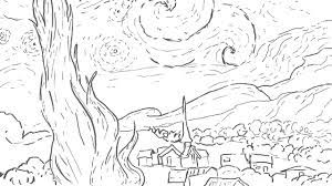 Simply download and print, and start colouring! Coloring Pages Van Gogh Gallery