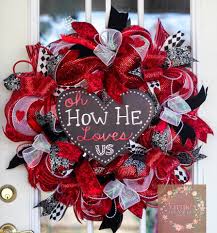 See more ideas about valentines, wreaths, valentine wreath. Oh How He Loves Us Valentine S Wreath Diy Valentines Day Wreath Valentines Outdoor Decorations Valentines Day Decorations