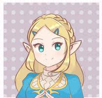 Princess Zelda Botw Short Hair By Chocomiru02 On Deviantart Zelda Art Princess Zelda Legend Of Zelda